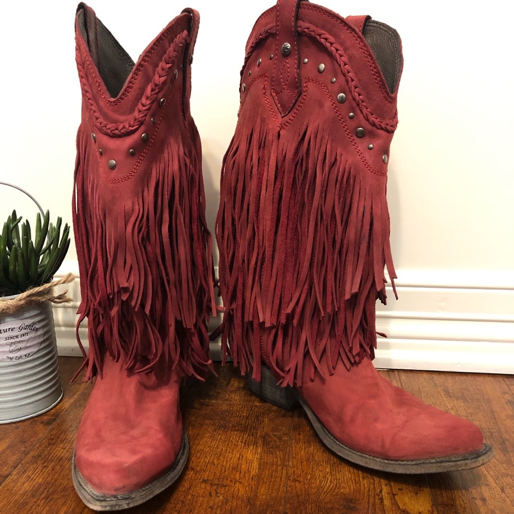 liberty black red boots